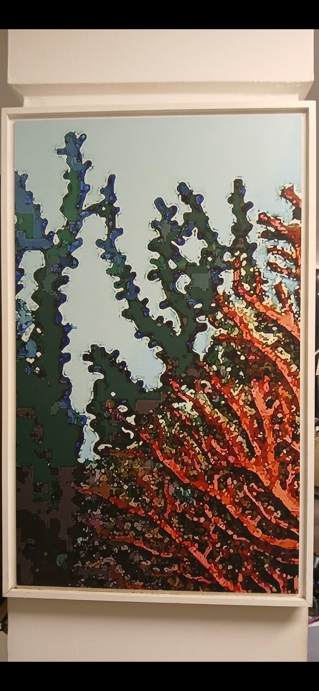 Quadro " Coralli e Lantane "