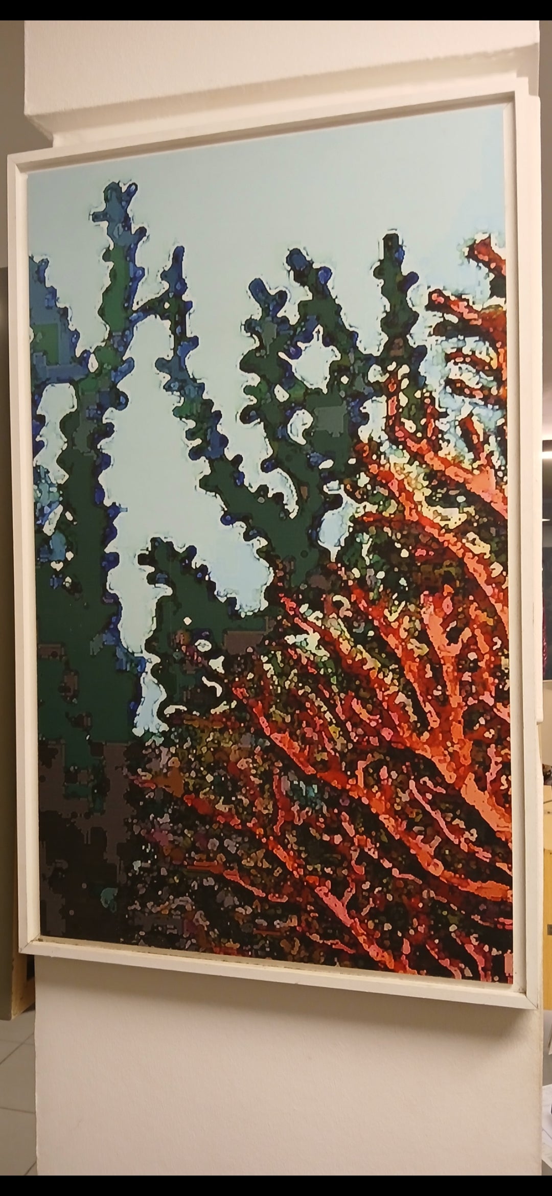 Quadro " Coralli e Lantane "